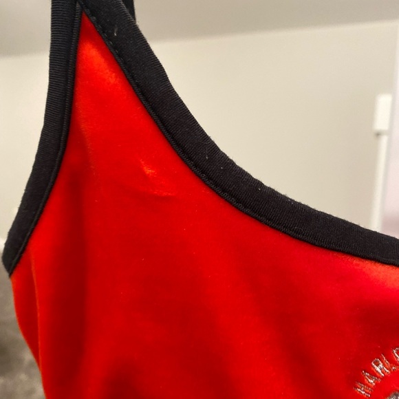 Harley Davidson Logo Vintage Velvet Sports Bra Top - Picture 4 of 10